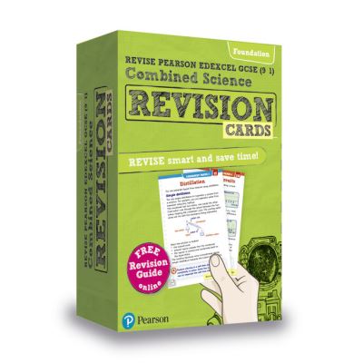 Cover for Pearson REVISE Edexcel GCSE Combined Science (Foundation): Revision Cards incl. online revision and quizzes - for 2025, 2026 exams - Pearson Revise (Book) (2019)