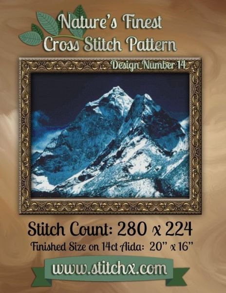 Nature's Finest Cross Stitch Pattern: Design Number 14 - Nature Cross Stitch - Libros - Createspace - 9781502549341 - 29 de septiembre de 2014
