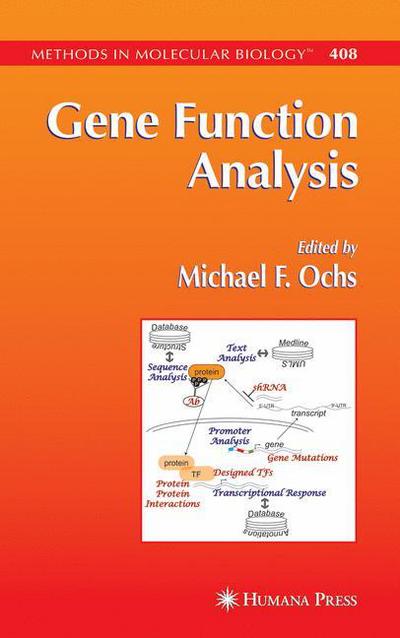 Cover for Michael F Ochs · Gene Function Analysis - Methods in Molecular Biology (Hardcover Book) [2007 edition] (2007)