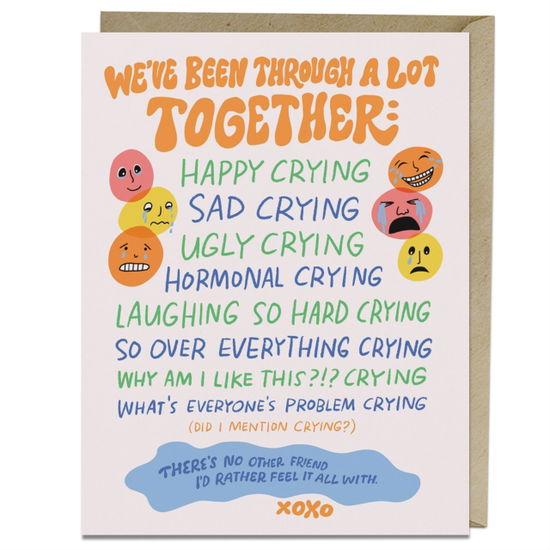 Cover for Em &amp; Friends · 6-Pack Em &amp; Friends Happy Crying Greeting Card (Postcard) (2025)