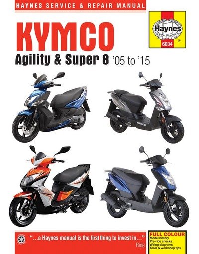 Kymco Agility & Super 8 Scooters (05 - 15) - Phil Mather - Bøker - Haynes Publishing Group - 9781785210341 - 19. februar 2016