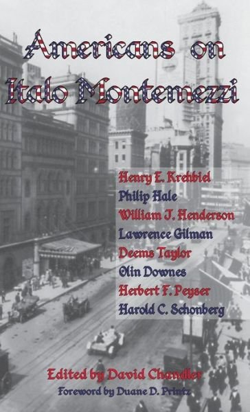 Cover for David Chandler · Americans on Italo Montemezzi (Inbunden Bok) (2014)