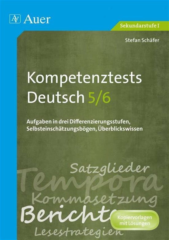 Cover for Schäfer · Kompetenztests Deutsch 5/6 (Book)