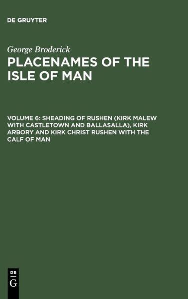 Cover for G. Broderick · Placenames.Isle of Man.06 (Book) (2002)
