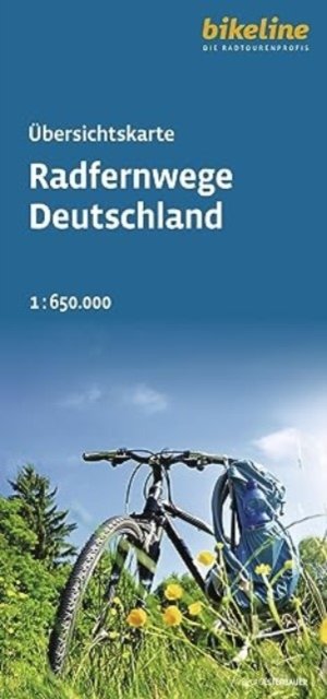 Germany overview long distance cycle ways - Radkarten (Map) (2023)