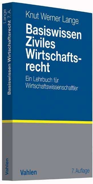 Cover for Lange · Basiswissen Ziviles Wirtschaftsre (Book)