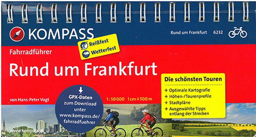 Kompass Fahrradführer 6232: Rund um Frankfurt - Mair-Dumont / Kompass - Books - Kompass - 9783850264341 - September 30, 2011