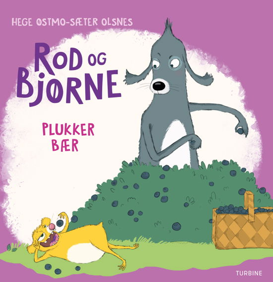 Cover for Hege Østmo-Sæter Olsnes · Rod og Bjørne plukker bær (Hardcover Book) [1.º edición] (2020)