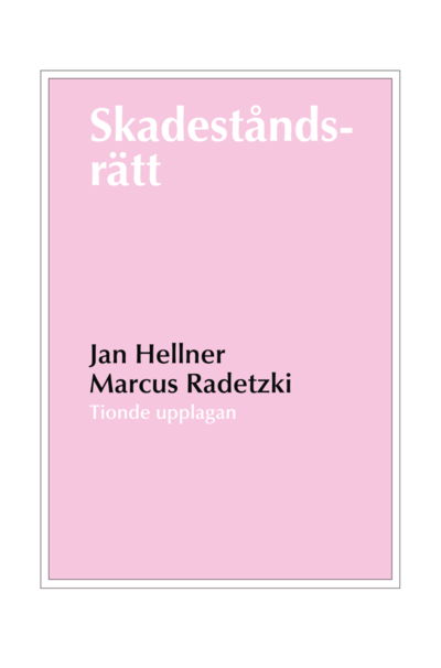 Cover for Marcus Radetzki · Skadeståndsrätt (Book) (2018)