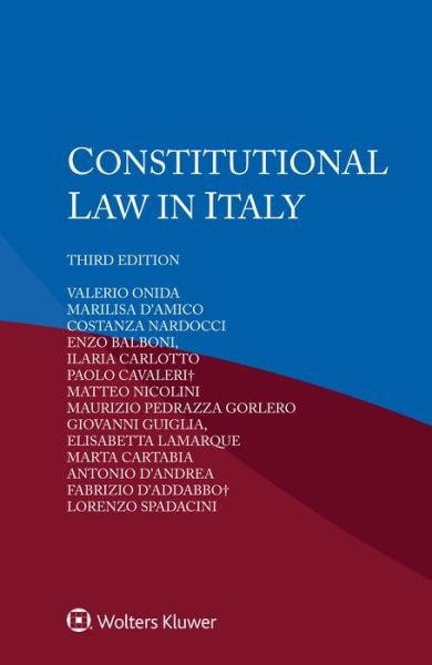 Valerio Onida · Constitutional Law in Italy (Paperback Bog) [3rd edition] (2021)