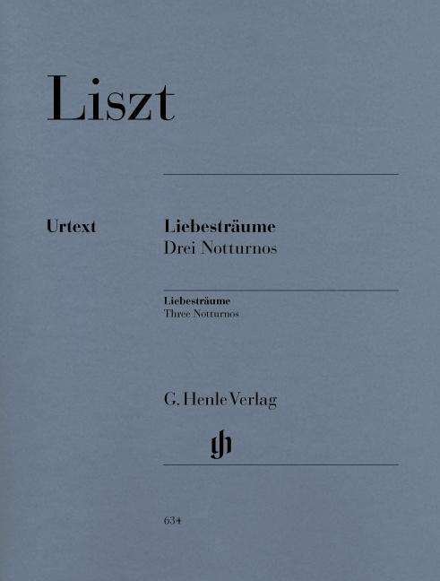 Cover for Liszt · Liebesträume,3 Notturnos,Kl.HN634 (Book) (2018)