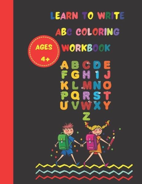Cover for Mama Ava · Learn-to-Write Coloring Workbook ABC Ages 4+ (Paperback Book) (2020)