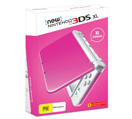 Cover for Nintendo · NEW Nintendo 3DS XL Console - Pink &amp; White (3DS)