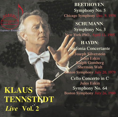 Klaus Tennstedt Live, Vol. 2 - Beethoven,l.v. / Silverstein / Boston Symphony - Music - DOREMI - 0061297824342 - August 2, 2024