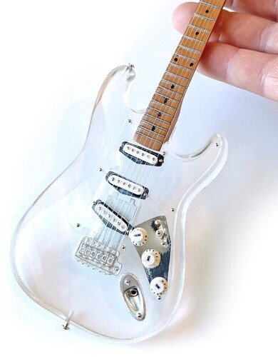 Fender Stratocaster Clear Acrylic Mini Guitar (MERCH) (2023)