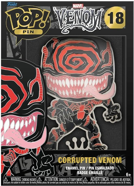 Cover for Funko Pop! Pin: · Funko Pop Pin - Venom - Corrupted Venom (MERCH) (2022)