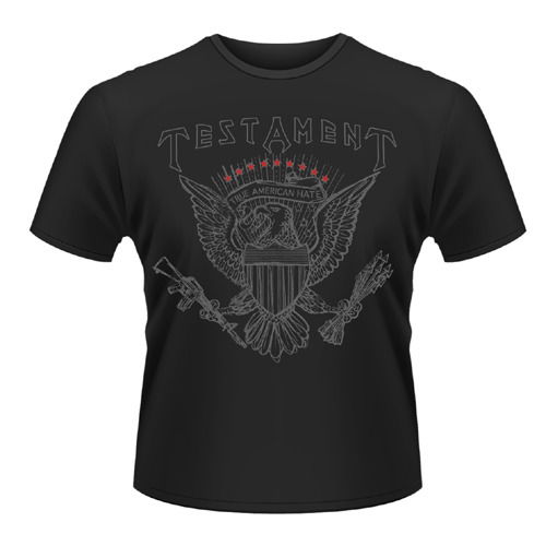 Cover for Testament · True American Hate (T-shirt) [size S] (2012)