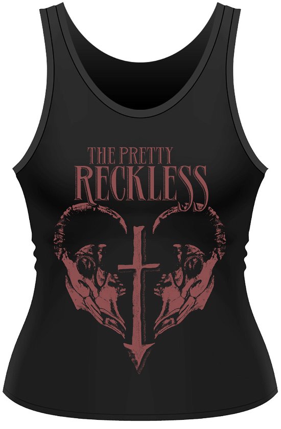 Goat Heart Girlie / Tank Vest / Black - The Pretty Reckless - Merchandise - PHDM - 0803341475342 - 14. maj 2015