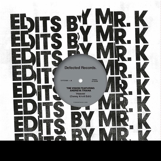 Cover for Danny Krivit · Edits By Mr. K (LP) (2019)