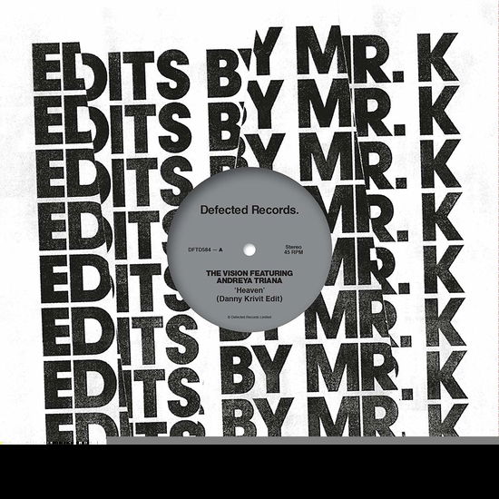 Cover for Danny Krivit · Edits By Mr. K (LP) (2019)