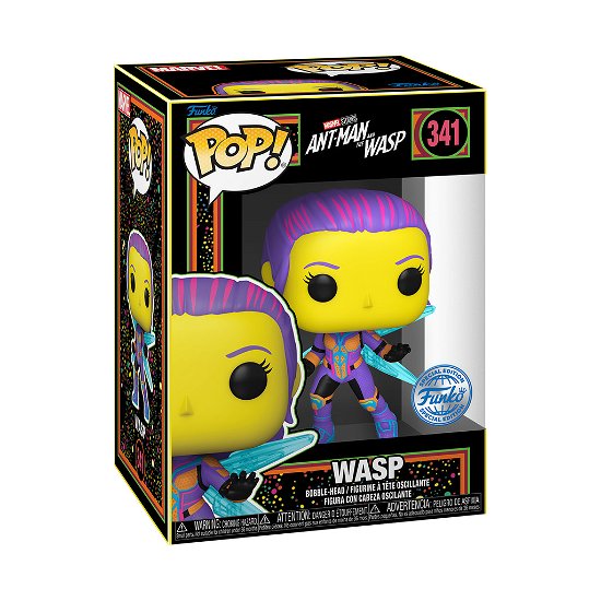 Cover for Funko · Funko Pop! Marvel: Ant-man And The Wasp - Wasp (blacklight) (special Edition) #341 Bobble-head Vinyl (MERCH)