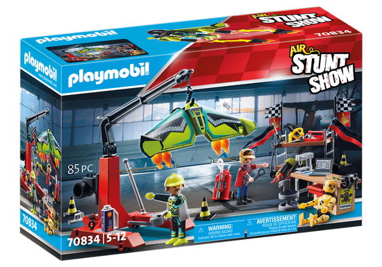 Playmobil - Playmobil 70834 Air Stuntshow Servicestation - Playmobil - Merchandise - Playmobil - 4008789708342 - 