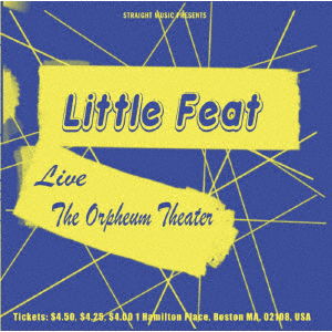 Live At The Orpheum Theater. Boston 1975 - Little Feat - Musiikki - VIVID SOUND - 4540399263342 - lauantai 25. syyskuuta 2021