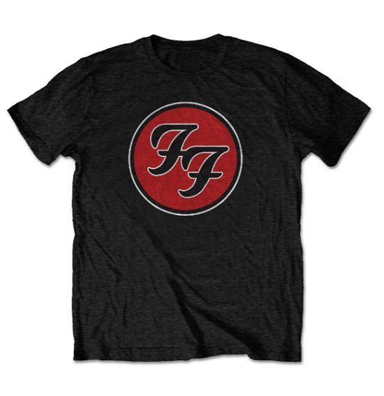 Cover for Foo Fighters · Foo Fighters Unisex T-Shirt: FF Logo (T-shirt) [size S] [Black - Unisex edition] (2020)