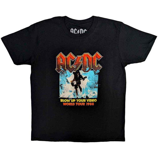 Cover for AC/DC · AC/DC Kids T-Shirt: Blow Up Your Video  (3-4 Years) (T-shirt) [size 3-4yrs] [Black - Kids edition]