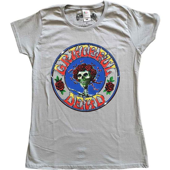 Grateful Dead Ladies Tee: Bertha Circle Vintage Wash - Grateful Dead - Gadżety -  - 5056368680342 - 22 czerwca 2021