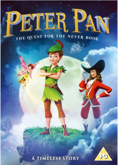 Cover for Peter Pan - The Quest for the Never Book · Peter Pan - The Quest for the Neverbook (DVD) (2019)