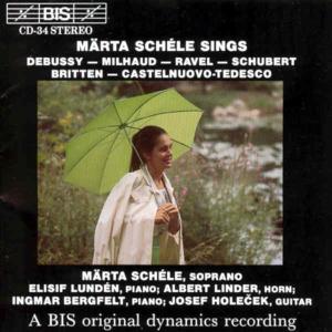 Trois Chansons De Bilitis - Debussy / Milhaud / Ravel / Schele - Musik - Bis - 7318590000342 - 12. december 1995