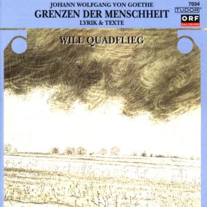 * Grenzen Der Menschheit - Will Quadflieg - Musikk - Tudor - 7619911070342 - 22. juni 2004