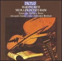Cover for Bitti / Haim / Talamo / Ensemble Respighi · Violin Sonatas (CD) (2005)