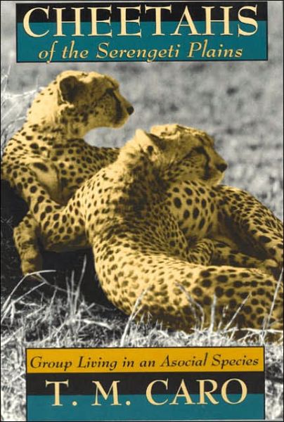 Cover for Tim Caro · Cheetahs of the Serengeti Plains: Group Living in an Asocial Species - Wildlife Behaviour &amp; Ecology Series WBE (Paperback Book) [2nd edition] (1994)