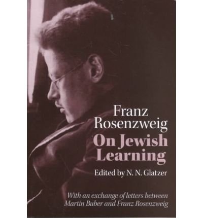 Cover for Franz Rosenzweig · On Jewish Learning (Modern Jewish Philosophy and Religion) (Paperback Book) (2007)