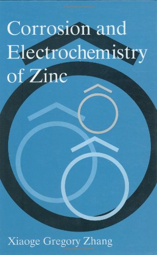 Cover for Xiaoge Gregory Zhang · Corrosion and Electrochemistry of Zinc (Hardcover Book) [1996 edition] (1996)