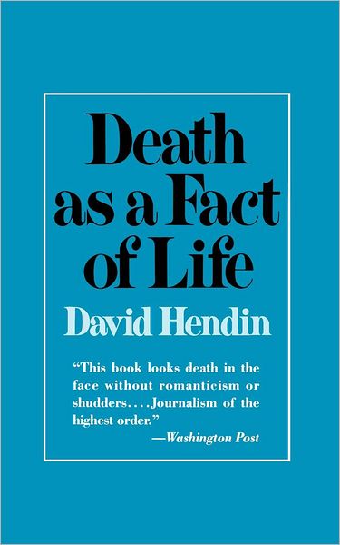 Cover for Christopher Hendin · Death as a Fact of Life (Paper) (Paperback Book) (1984)