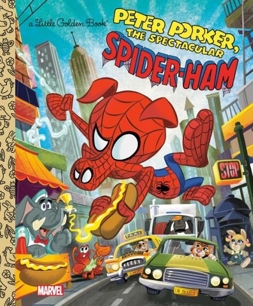 Spider-Ham Little Golden Book (Marvel Spider-Man) - John Sazaklis - Kirjat - Random House USA Inc - 9780593310342 - tiistai 25. toukokuuta 2021
