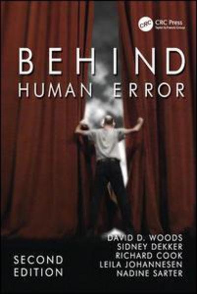 Cover for David Woods · Behind Human Error (Paperback Book) (2010)