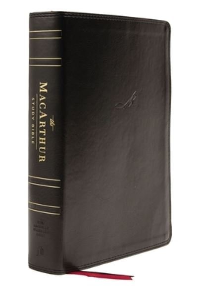 Cover for John F. MacArthur · NASB, MacArthur Study Bible, 2nd Edition, Leathersoft, Black, Thumb Indexed, Comfort Print (Buch) (2020)