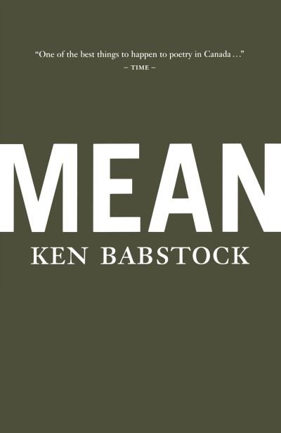 Cover for Ken Babstock · Mean: Poems (Pocketbok) (1999)