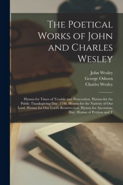 Cover for John Wesley · Poetical Works of John and Charles Wesley (Bok) (2022)