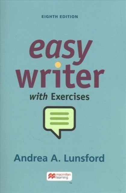 Cover for Andrea A. Lunsford · EasyWriter with Exercises (Spiral Book) [Eighth edition] (2021)
