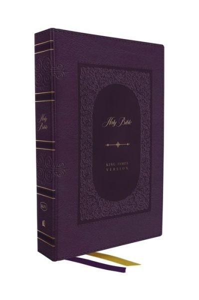Cover for Thomas Nelson · KJV Holy Bible: Giant Print Thinline Bible, Purple Leathersoft, Red Letter, Comfort Print (Thumb Indexed): King James Version (Vintage Series) (Læderbog) (2023)
