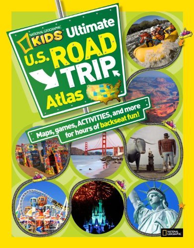 Cover for Crispin Boyer · National Geographic Kids Ultimate U.S. Road Trip Atlas: Maps, Games, Activities, and More for Hours of Backseat Fun (Hardcover Book)