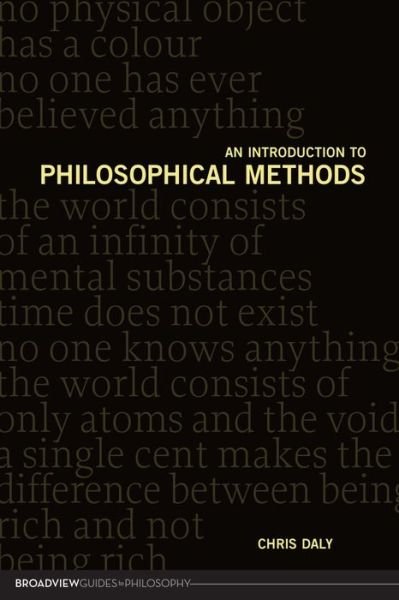 Cover for Christopher Daly · An Introduction to Philosophical Methods (Paperback Book) (2010)