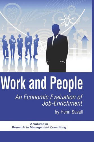 Cover for Henri Savall · Work and People: an Economic Evaluation of Job Enrichment (Hc) (Research in Management Consulting) (Gebundenes Buch) (2010)