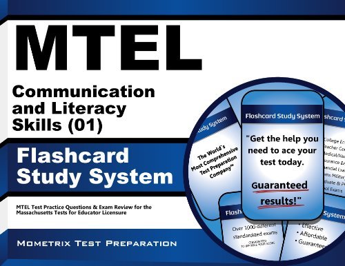 Cover for Mtel Exam Secrets Test Prep Team · Mtel Communication and Literacy Skills (01) Flashcard Study System: Mtel Test Practice Questions &amp; Exam Review for the Massachusetts Tests for Educator Licensure (Cards) (Pocketbok) [Flc Crds edition] (2023)