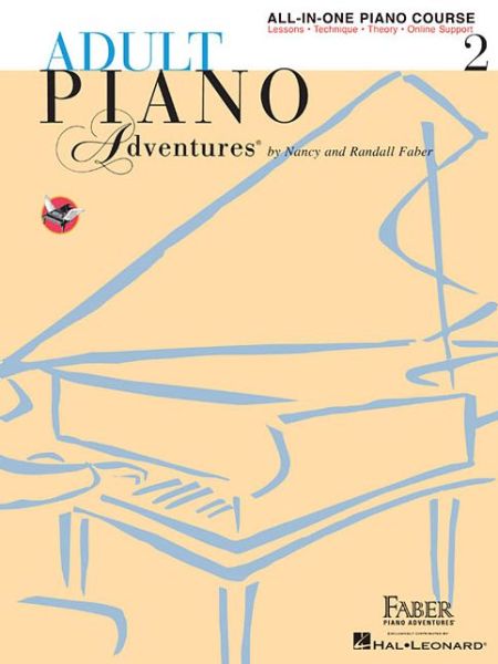 Cover for Nancy Faber · Adult Piano Adventures All-in-One Book 2: Spiral Bound (Bok) (2003)